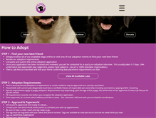 Tablet Screenshot of labrescue.net
