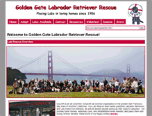 Tablet Screenshot of labrescue.org